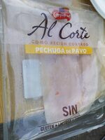 Al corte, pechuga de pavo