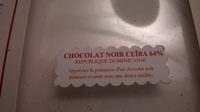 Tablette De Chocolat Noir Ceiba 64%