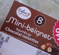 Mini beignets fourrés au chocolat noisette