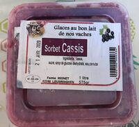 Sorbet cassis