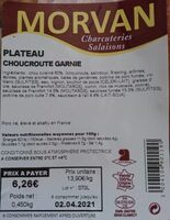 Plateau Choucroute Garnie