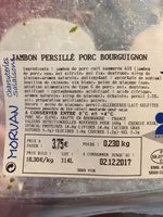 Jambom persillé porc bourguignon
