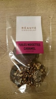 Tuiles noisettes caramel
