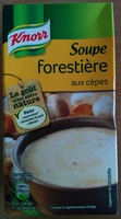 Soupe forestière aux cèpes