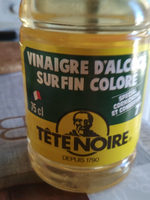 Tete Noire, Vinaigre d'alcool surfin colore 7°, la bouteille de