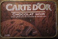 Glace au chocolat noir