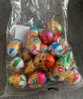 Oeufs choco lait fourrage praliné