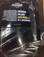 Boudin blanc aux morilles à l'ancienne