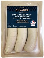 Boudin blanc aux truffes noires