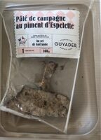 Pâté de campagne au piment d’Espelette