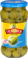 Olives vertes dénoyautées -25% sel