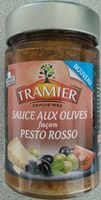 Sauce aux olives façon pesto rosso