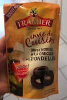 Olives noires à la Grecque en Rondelles