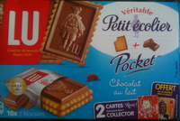 Lu - Véritable Petit Écolier - Pocket - Chocolat au lait