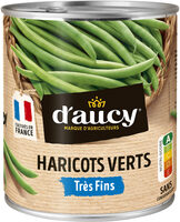 Haricots verts très fins d'aucy 440g