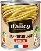 Haricots beurre extra fins d'aucy 440g