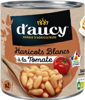 250g HARICOTS BLANCS A LA TOMATE D AUCY