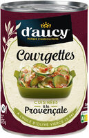 Courgettes cuisinées à la provençale d'aucy 375g