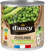 Petits pois tendres et fondants d'aucy 280g