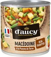 Macédoine à la pommes de terre déjà égouttée d'aucy 265g