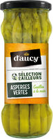 Asperges vertes cueillies main Sélection d'ailleurs d'aucy 185g
