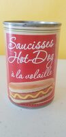 Saucisses Hot Dog à la volaille