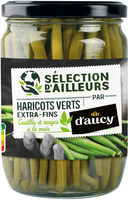 Haricots verts ext.fins cueillis rangés main Sél.ailleurs d'aucy 280g
