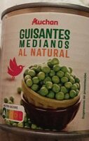 Guisantes medianos al natural