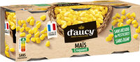 Maïs croquant Sans résidu de pesticides d'aucy cart.3x140g