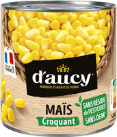 Maïs croquant Sans résidu de pesticides d'aucy 285g
