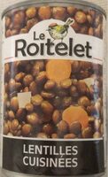 Lentilles cuisinées