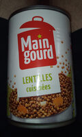 Lentilles cuisinés
