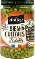 Petits pois Carottes HVE Bien cultivés d'aucy 250g