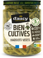 Haricots verts HVE Bien cultivés d'aucy 290g