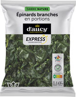 Epinards branches Agri Confiance Agri Ethique Express d'aucy 2,5kg