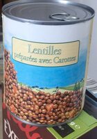 Lentilles préparées aux carottes