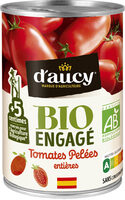 Tomates pelées Bio engagé d'aucy 235g