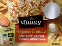 Les légumes gratines - Patate douces, boulgour