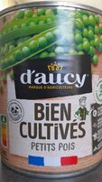 Petits pois bien cultivés