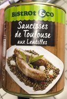 Saucisses de toulouse aux lentilles