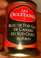 Bloc de foie gras de canard du sud-ouest au porto