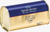 Bloc De Foie Gras D'oie En Boîte Trapèze