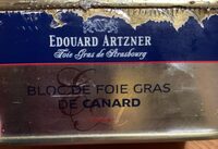Bloc De Foie Gras De Canard En Boîte Rectangle