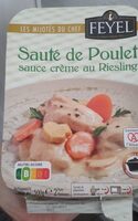 Sauté de poulet sauce crème au Riesling
