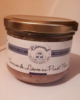 Terrine de lièvre au pinot noir