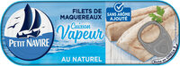 Filets de Maquereaux Vapeur Nature