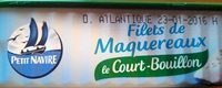 Filets de Maquereaux au court-bouillon