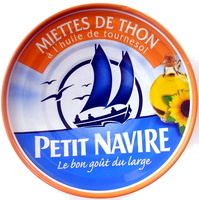 Miettes de thon à l'huile de tournesol