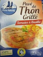Pavé de Thon grillé Tomates & Basilic