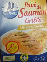 Pavé de saumon grillé Citron et Aneth